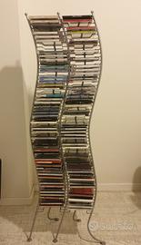 Mobiletto porta CD in metallo