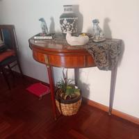 consolle in radica di noce