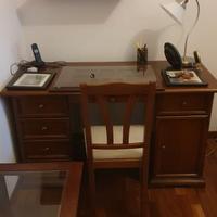 SCRIVANIA CON SEDIA ANNI 70