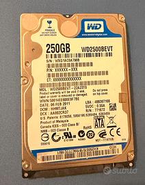 Hard Disk 2.5" WD Blue 250GB SATA