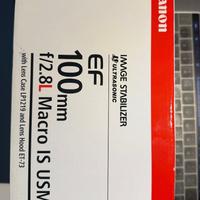 Canon EF 100 F2.8 L Macro IS USM