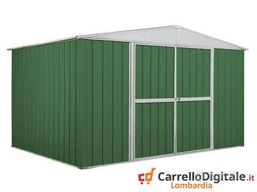 Box in lamiera di Acciaio 360x260cm 9mq verde