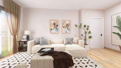 Quadrilocale semindipendente al piano terra