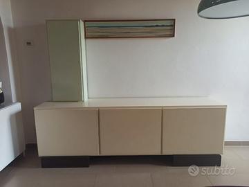 Mobile contenitore in legno laccato