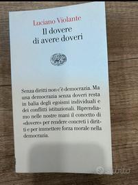Il dovere di avere doveri testo universitario