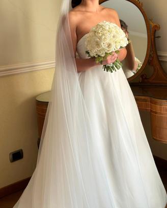 Abito da sposa Nicole Milano, modello Zephiros