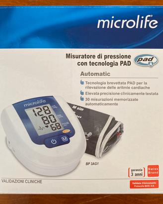 Sfigmomanometro pressione nuovo Microlife Pad
