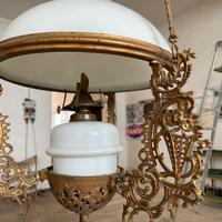 Lampada Sali e Scendi Ad Olio Anni '60