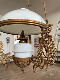 Lampada Sali e Scendi Ad Olio Anni '60