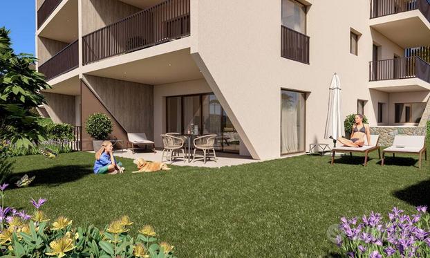 Nuovo quadrilocale con giardino in CasaClima A Nat