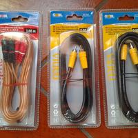 9 Cavi Alta Qualità Audio-Video-USB-RCA