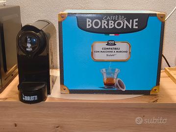Macchinetta Caffè Bialetti +100 cialde incluse