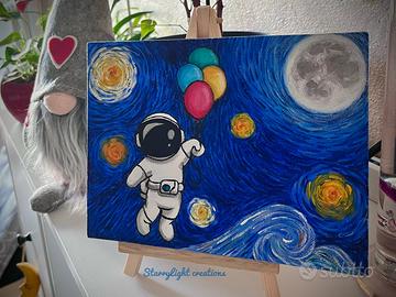 Piccole tele con cavalletto in legno