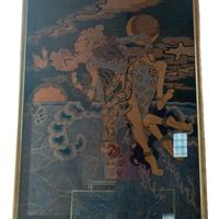 Imponente quadro d'autore: Batik originale