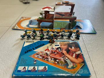 gioco vintage Puffi Apri e Gioca