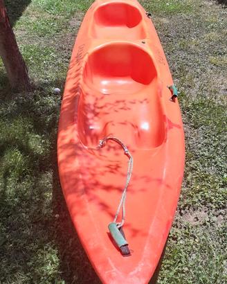 Canoa mare rigida Funny Twin RAINBOW + carrello