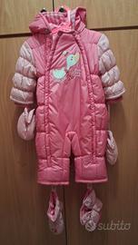 Tuta neve Chicco bambina 9 mesi nuova