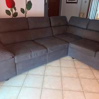 Divano letto con penisola