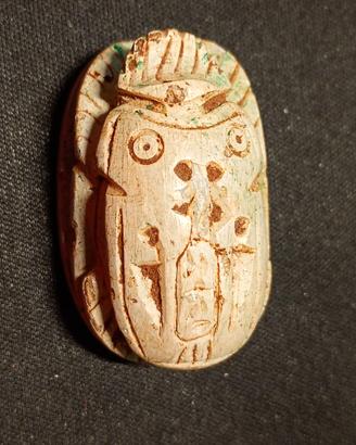 ANTICO CIONDOLO EGIZIO - SCARABEO OCCHIO DI HORUS