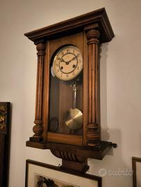 OROLOGIO PENDOLA A PARETE RESTAURATA 