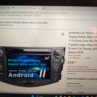 autoradio multimediale  per RAV 4