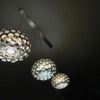 lampadario Trittico con tre luci a sospensione