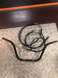 Manubrio 13" Harley mod. Springer+linea cavi nuova