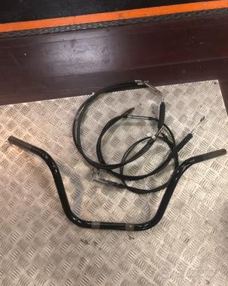 Manubrio 13" Harley mod. Springer+linea cavi nuova