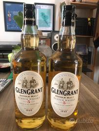 2 bottiglie Glend Grant scotch whishy