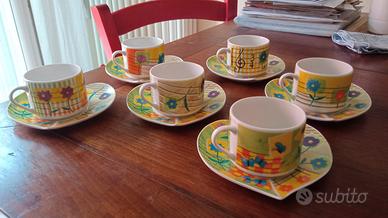 Set 6 tazzine da caffè 