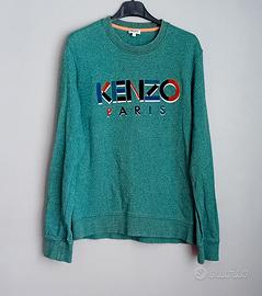 Felpa kenzo cheap bianca e verde