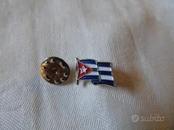 Spilla bandiera di Cuba