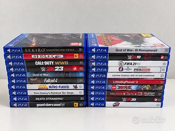 Giochi PS4 originali – Sekiro, RDR2, GTA V..