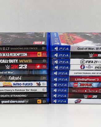 Giochi PS4 originali – Sekiro, RDR2, GTA V..