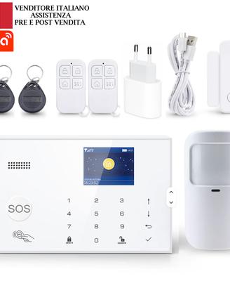 Antifurto wifi gsm G30 Tuya + acc.c/SOS Antipanico