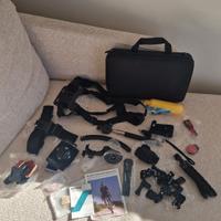Kit accessori GoPro + custodia rigida - nuovo