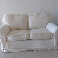 Divano 2 posti extra comfort stile Shabby chic