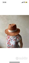 Borsalino In Paglia Donna Orange/Bianco - Tg 58/L
