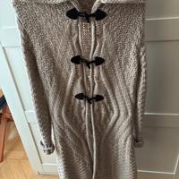 Cappotto lana con alamari