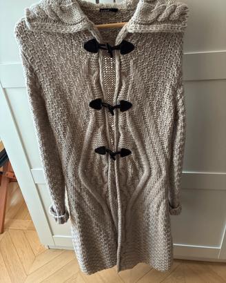 Cappotto lana con alamari