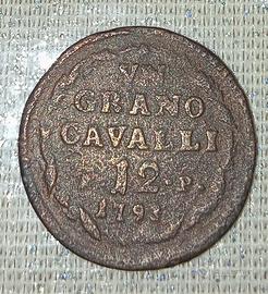 Regno due Sicilie,grano 12 CV 1793