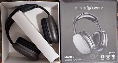 CUFFIE WIRELESS, Bluetooth 5.0 music sound maxi2