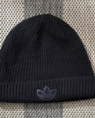 Berretto Adidas nero - logo Trefoil