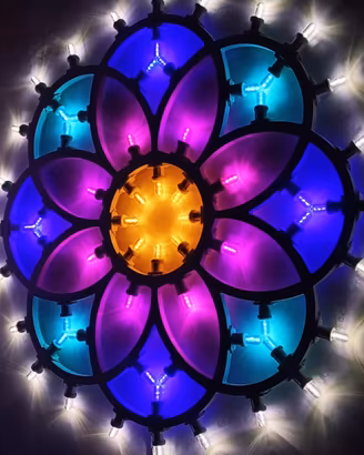Luminaria Salentina Rosone "Girasole" 92x92cm
