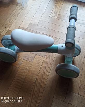 Bici educativa 4 ruote Sejoy 1-3 anni