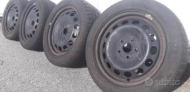 4 Cerchi in ferro 16 pollici 5x112 per Golf 5