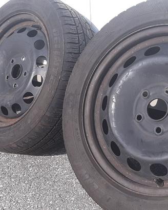 4 Cerchi in ferro 16 pollici 5x112 per Golf 5