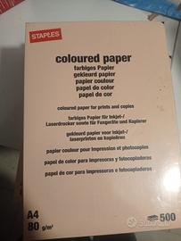 carta per fotocopie colorata A4 80g