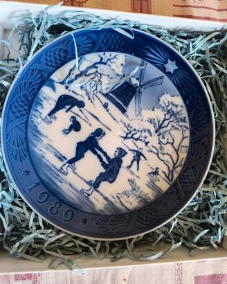 ROYAL COPENHAGEN PIATTO DI NATALE 1989