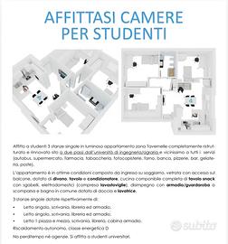Stanza singola per studenti